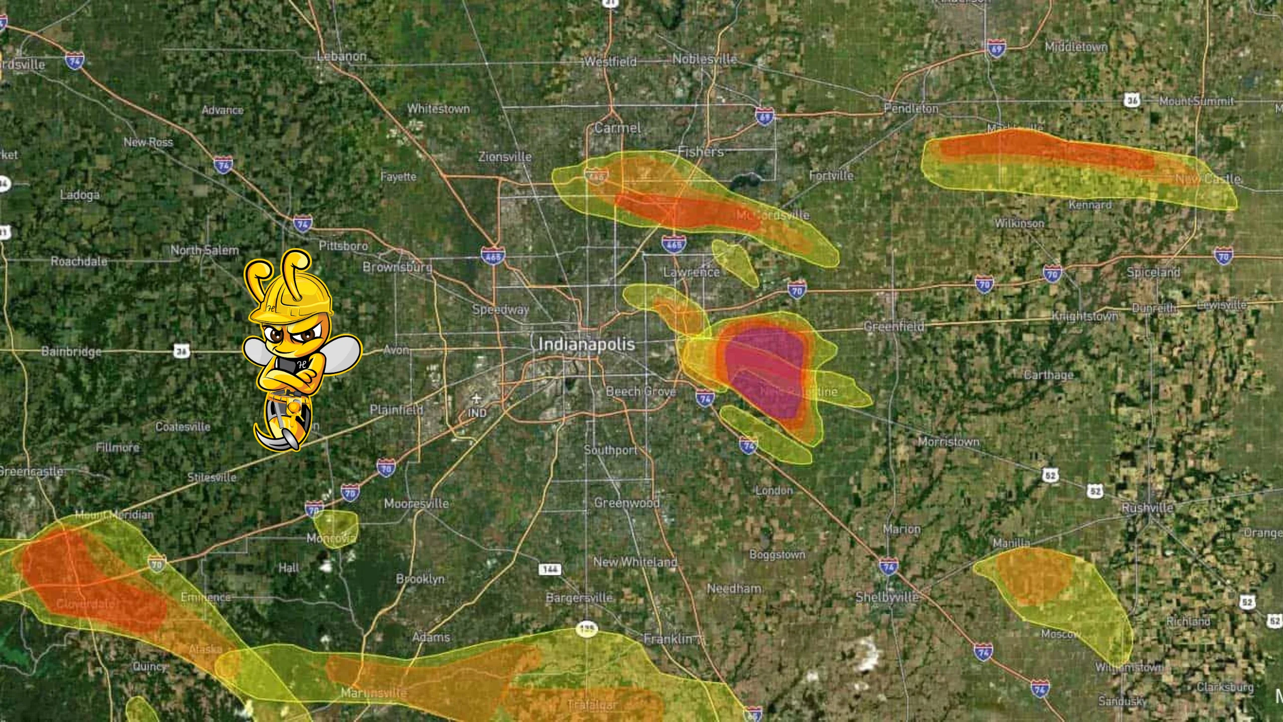 honeycomb roofing hail report